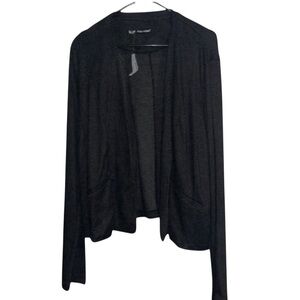 🌹NWT:MAURICES BLACK/WHITE DOT OPEN JACKET